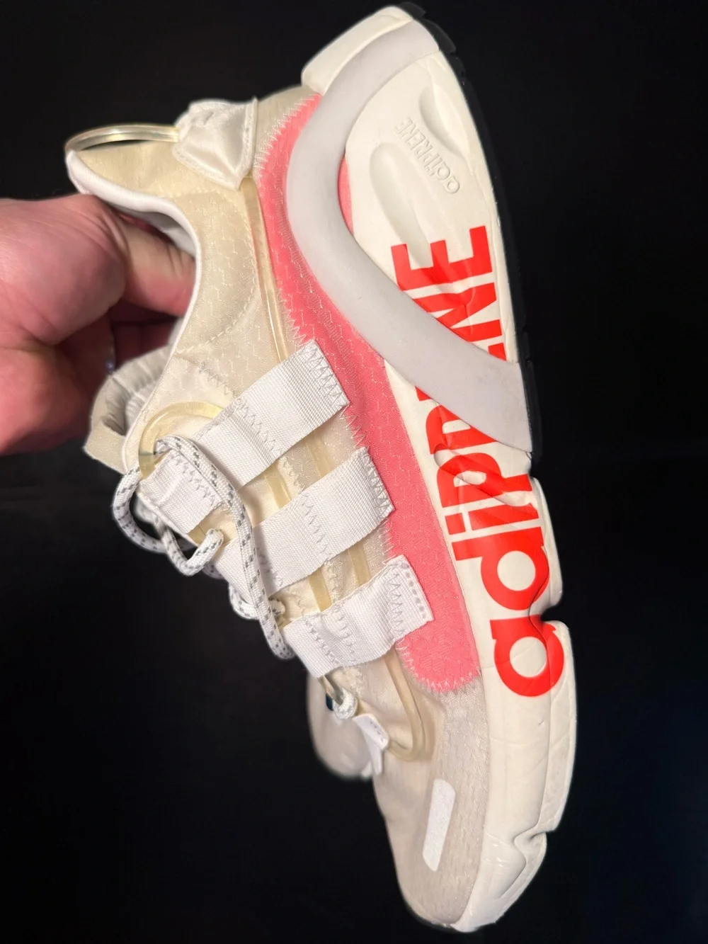 Adidas Men’s Size 10 2019 LXCON Solar Red/Cloud White /Crystal White EH